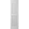 Ekena Millwork 12W x 77H Americraft Two Equal Louver Exterior Real Wood Shutters, Hailstorm Gray, PR RW101LV12X77STH - alternate 4